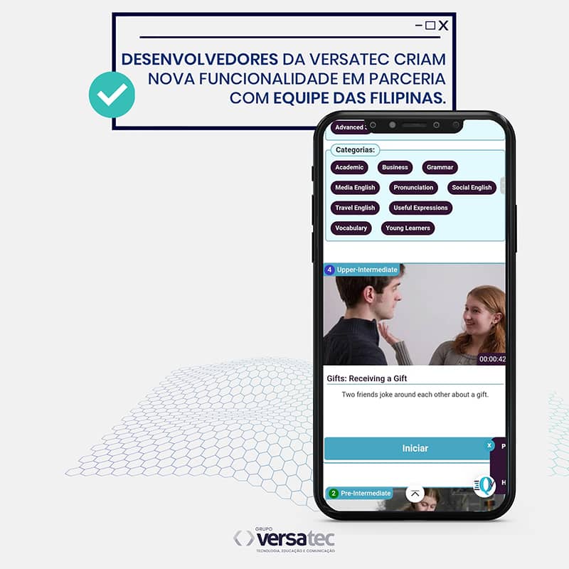 Desenvolvedores da VersaTEC criam nova funcionalidade em parceria com equipe das Filipinas