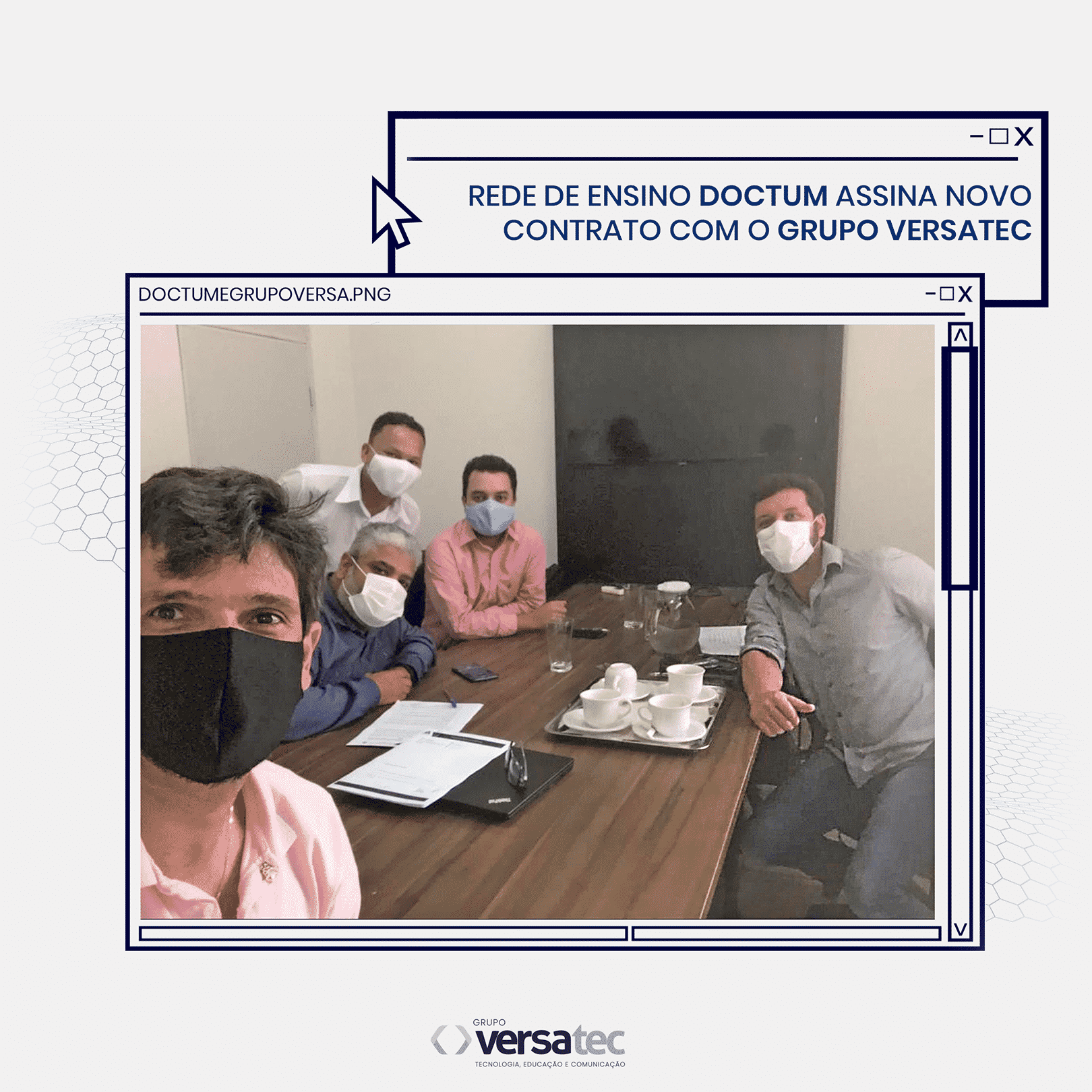 Rede de Ensino Doctum assina novo contrato com o Grupo VersaTec