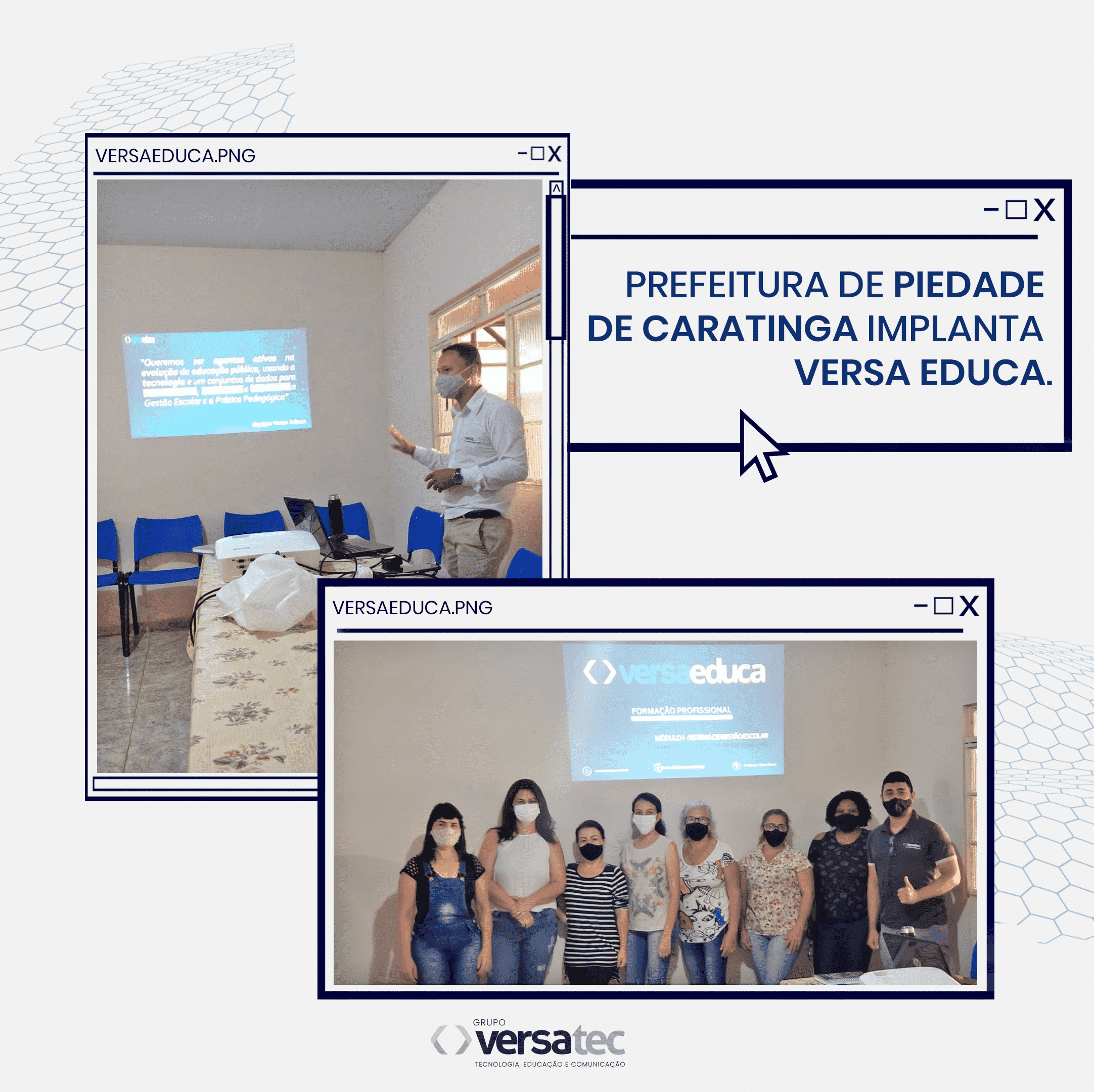 Prefeitura de Piedade de Caratinga implanta Versa Educa